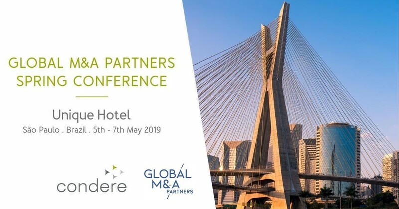 Global M&A Partners’ Spring conference took place in Sao Paulo from 5th to 7th May